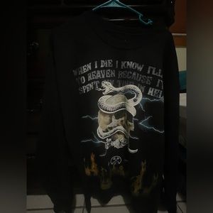 Civil Regime Concrete Roses Collection Sweatshirt.